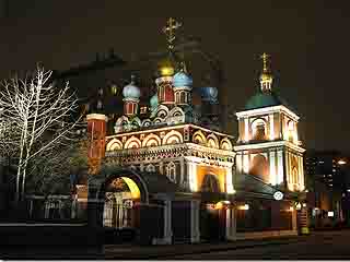  莫斯科:  俄国:  
 
 Church of the Dormition of the Theotokos in Gonchary